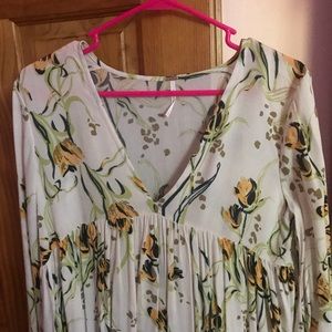 Free people long sleeve dress / tunic